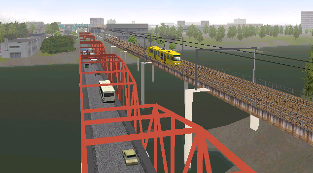 >Crossing the Cagayan de Oro River