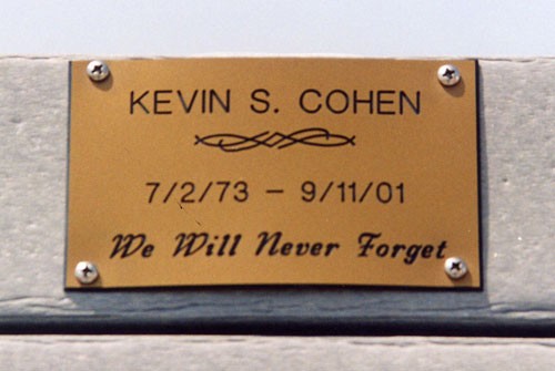 9/11 bench, Belmar, NJ