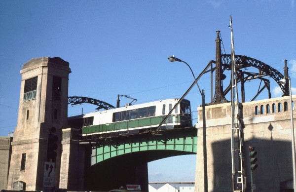Boeing LRV on Lechmere viaduct