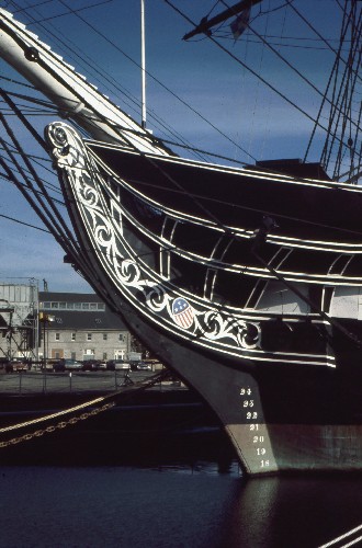USS Constitution, bow view