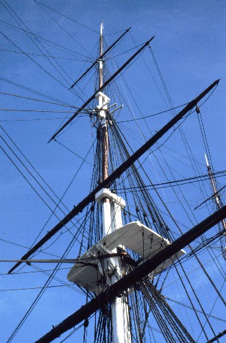 USS Constitution, Mainmast