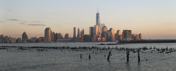 Downtown New York City from Hoboken, December 27, 2013