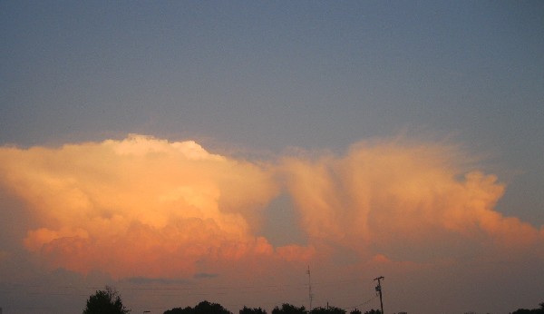 Sunset storms