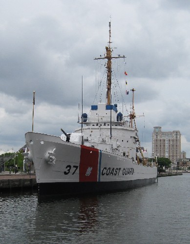 Coast Guard cutter Taney, Baltimore